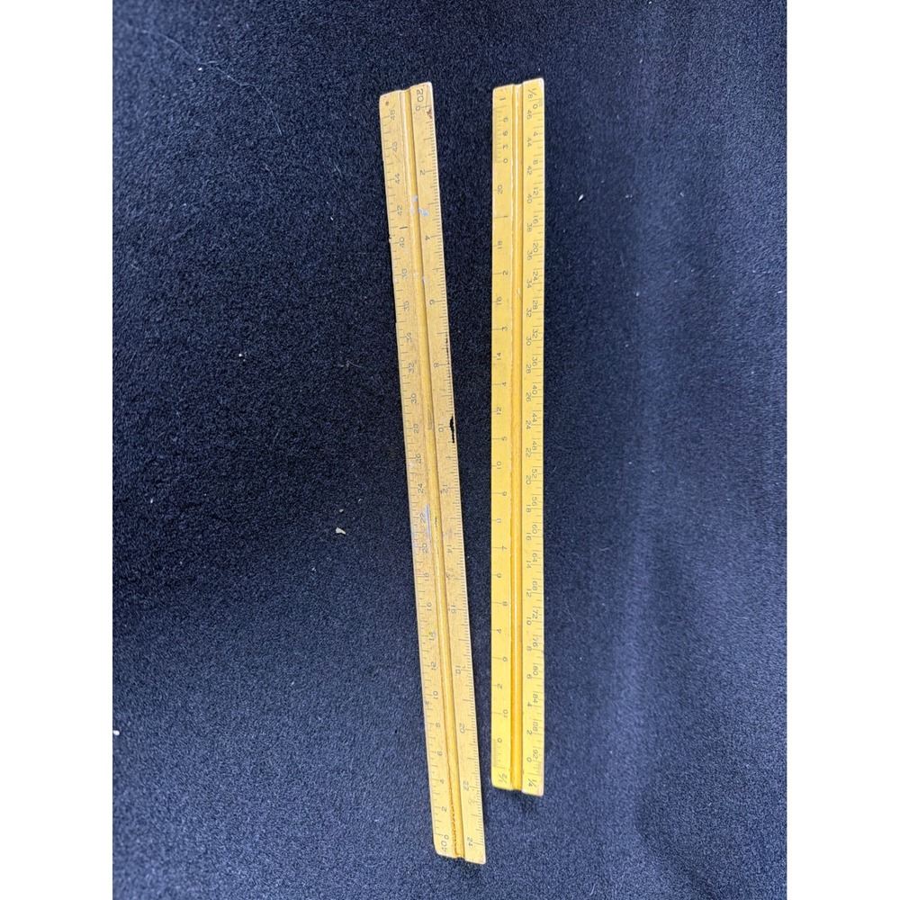 Vintage Dietzgen 11626 11636 Triangular Architect Engineer Scale Rulers USA 12in